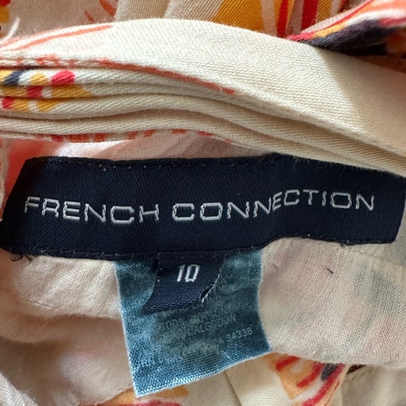 100% Cotton Floral Sundress with Spaghetti Straps Size 10 - Picture 12 of 13